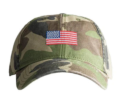 AMERICAN FLAG CAMO HAT