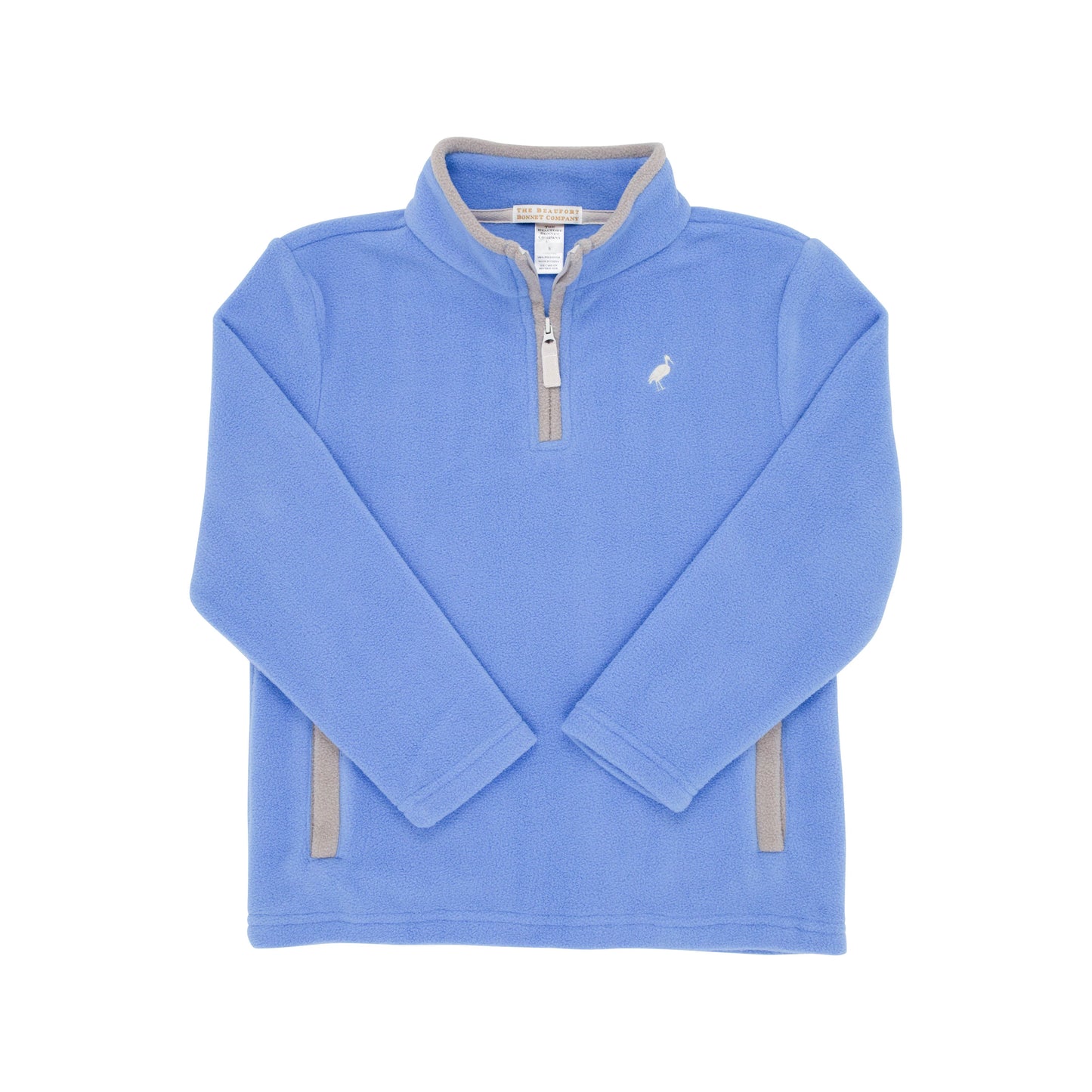 HAYWORD 1/2ZIP BLUE FLEECE