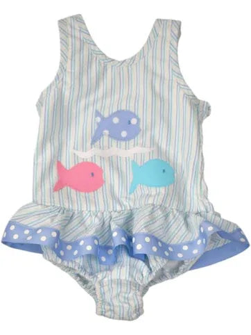 FISH ONE PIECE SWIMSUIT