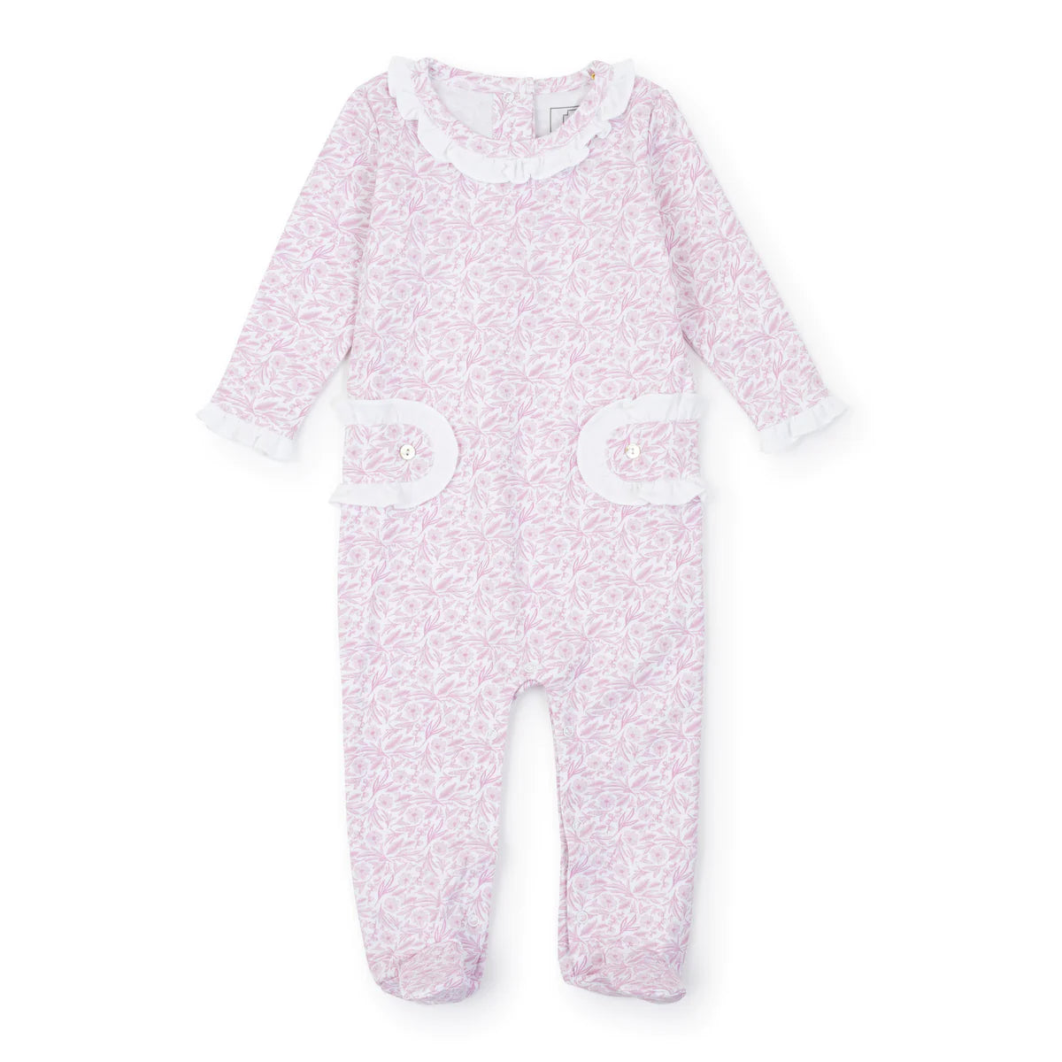 LUCY ROMPER PRETTY PINK BLOOMS