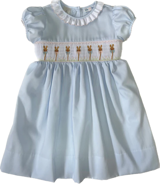 ROSE RABBIT DRESS RUFFLE COLLAR