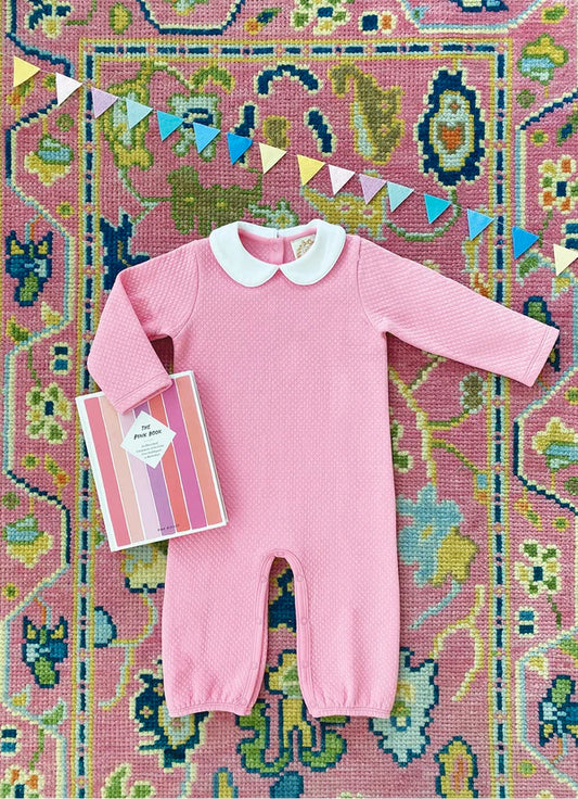 POPPY DELL PLAYSUIT PINK