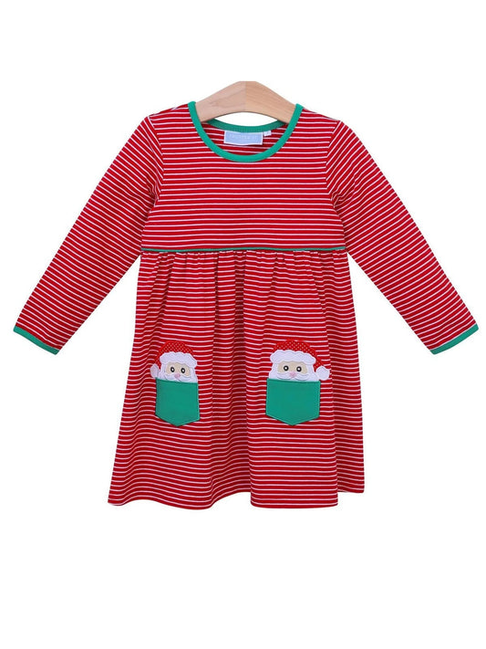 SANTA POCKET DRESS