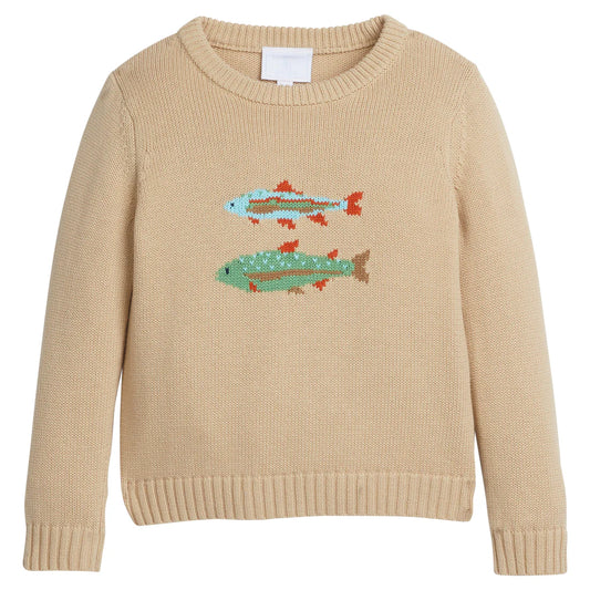 INTARSIA SWEATER FISH