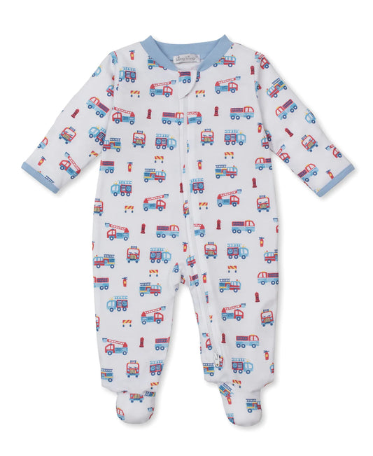 FIGHT THE FIRE ZIPPER FOOTIE