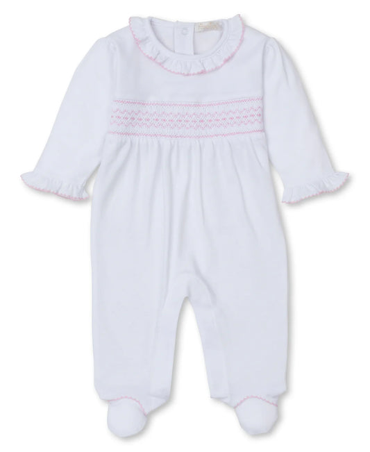 CLASSIC SMOCKED RUFFLE FOOTIE