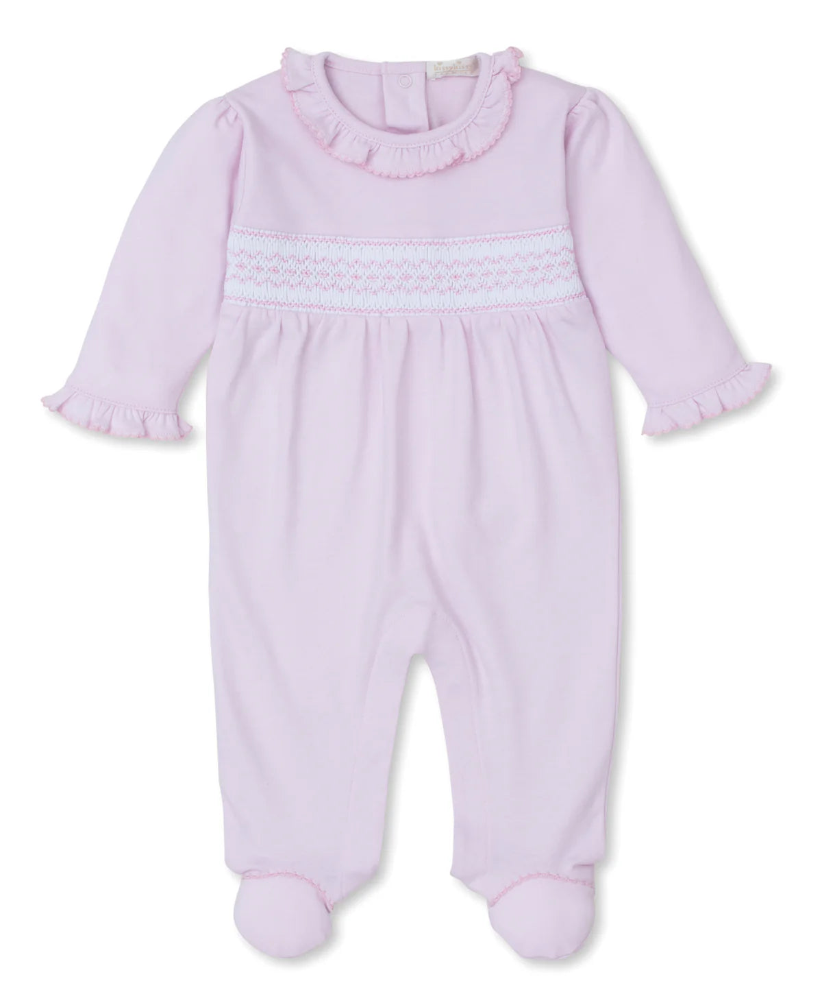 CLASSIC SMOCKED RUFFLE FOOTIE