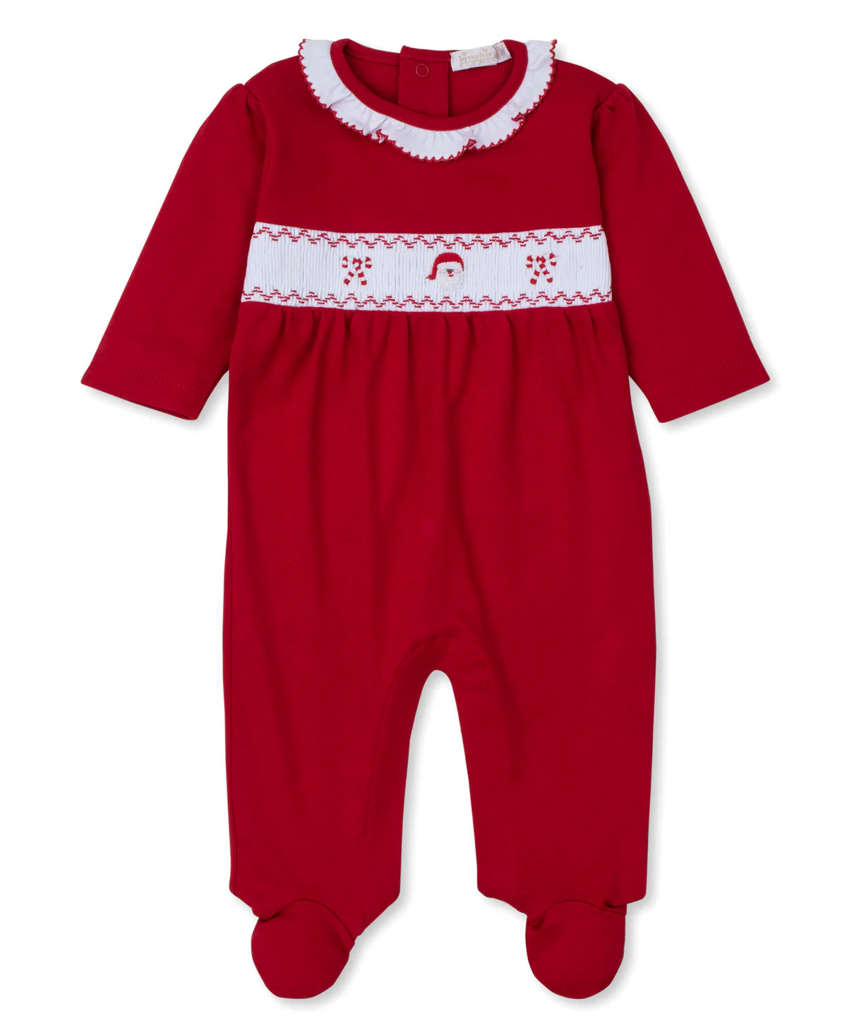 RUFFLE RED SANTA FOOTIE