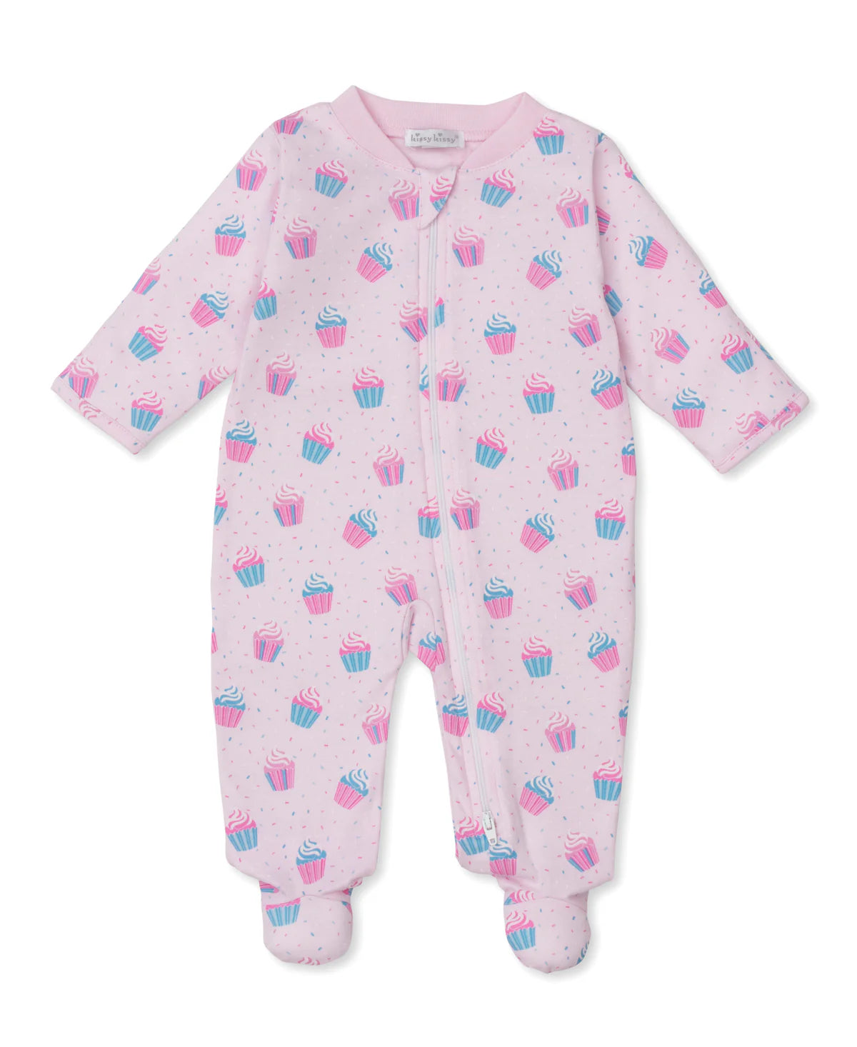 CUPCAKE PARTY ZIPPER FOOTIE