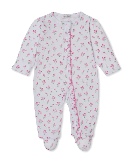 WHITE TIMELESS TULIPS FOOTIE