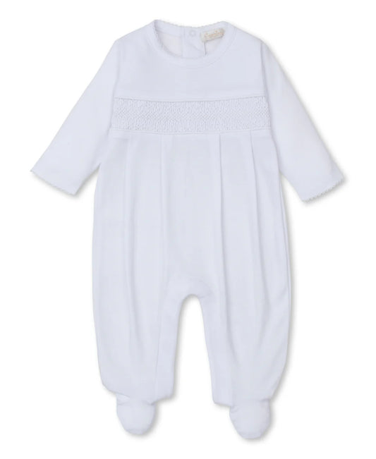 359N CLUB FOOTIE WHITE SMOCKED