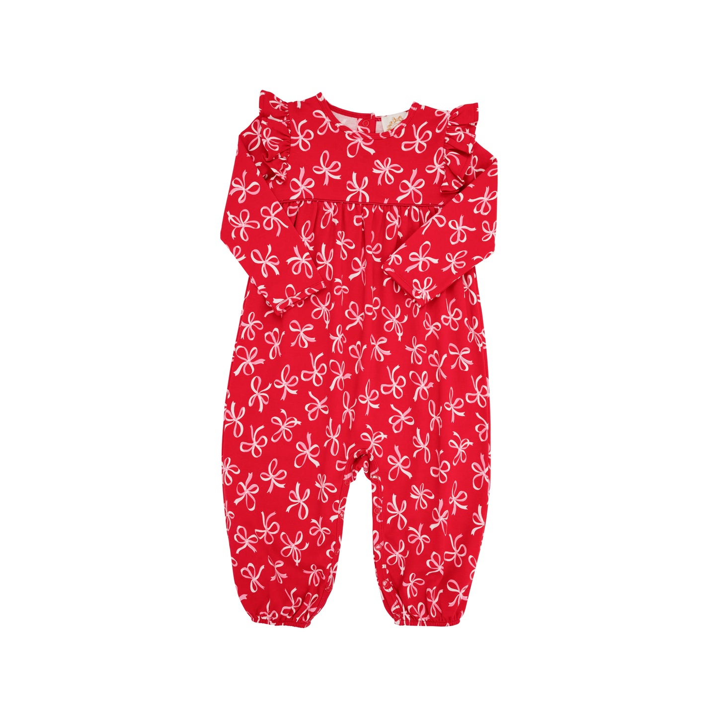 LEIGHANN ROMPER BUSTLING BOWS