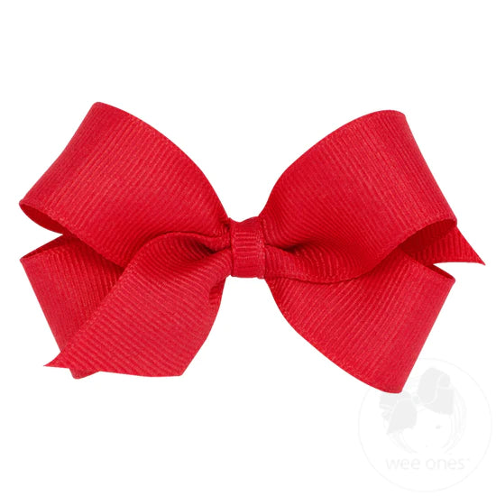 WEE ONES MINI GROSSGRAIN BOW