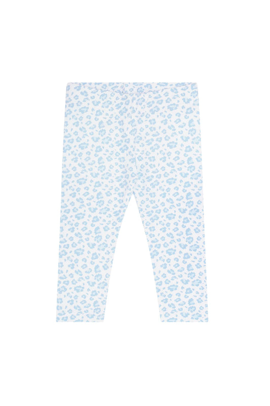 BLUE CHEETAH TEE LEGGING SET