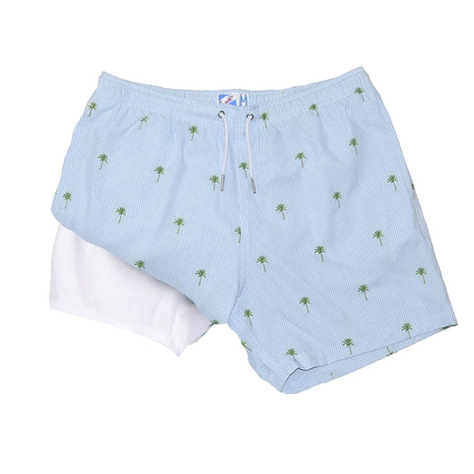 PALM STRIPES SWIMTRUNKS