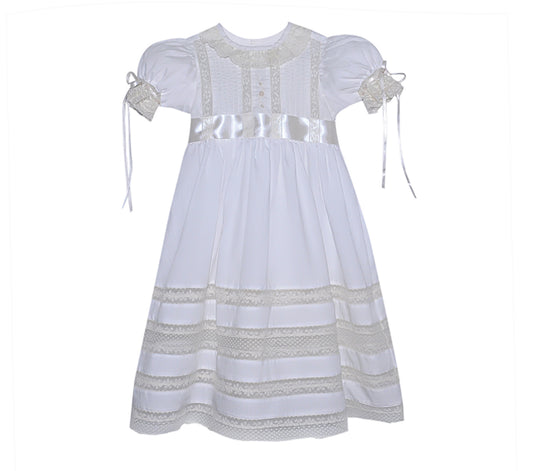 WHITE LILY ROSE DRESS