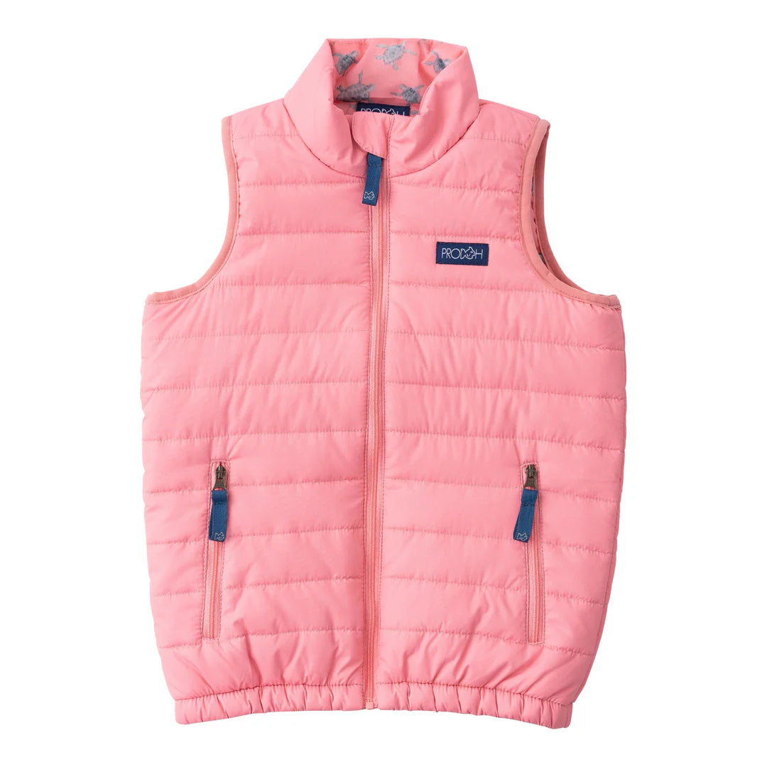 GIRL PUFFER VEST PLUMERIA