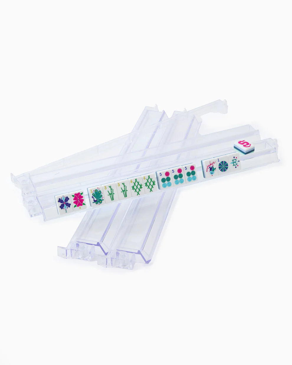 CLEAR ACRYLIC RACK & PUSHERS SET