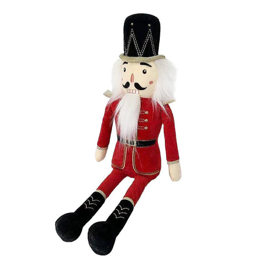 RED NUTCRACKER SHELF SITTER