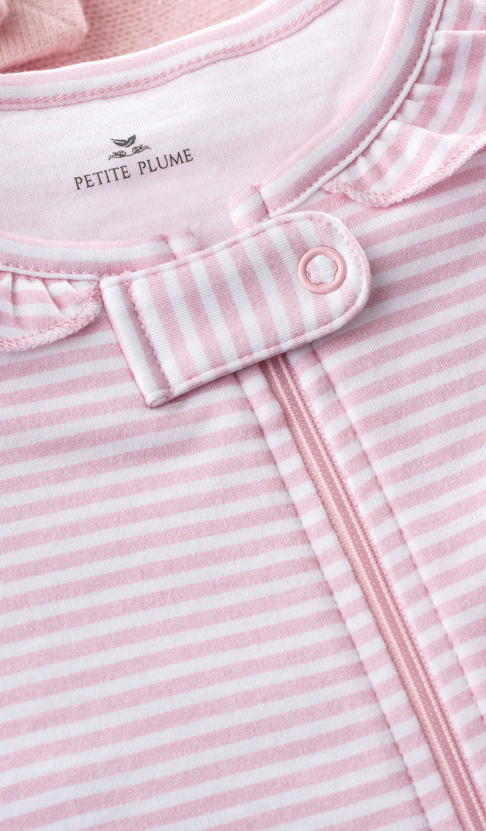 PINK STRIPE FOOTIE