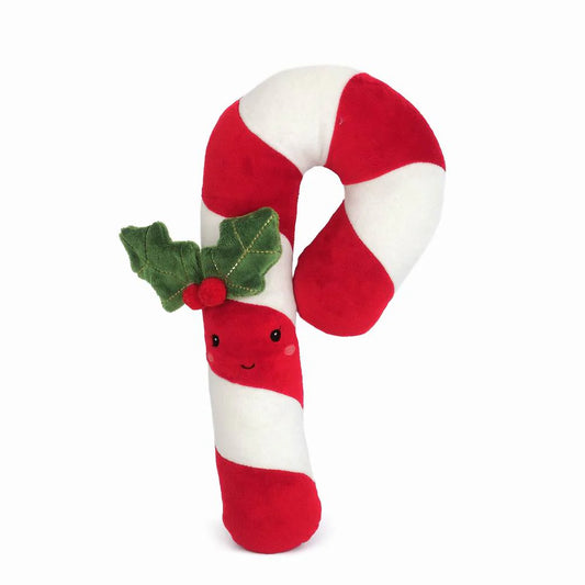 CANDY CANE PLUSH RED