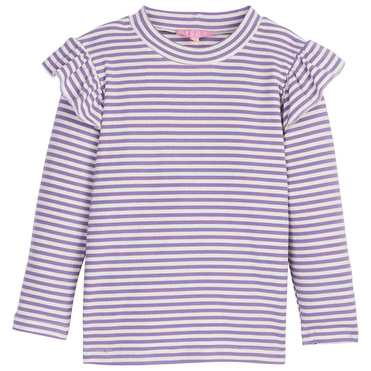 SADIE TOP LILAC STRIPE