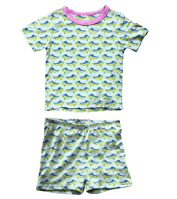 DOLPHIN DANCE PINK SHORT SET