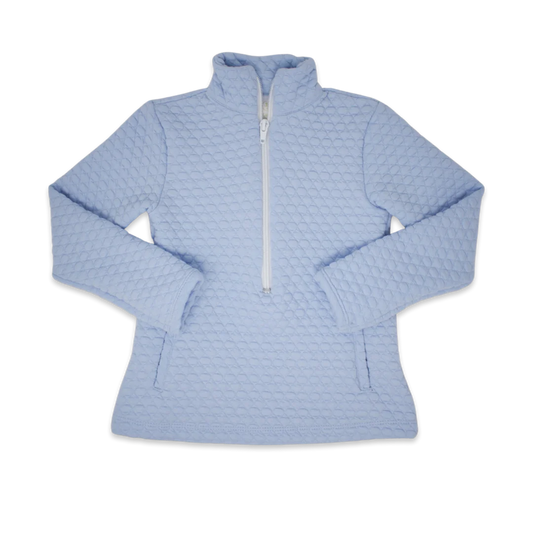 HENRY HALFZIP BLUE QUILT