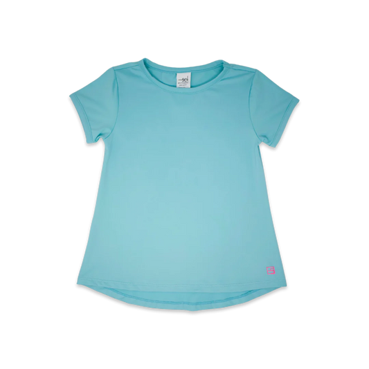 BRIDGET BASIC TEE TOTALL TURQ