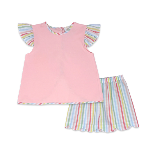 ANGEL SHORT SET PLAYFUL PINK