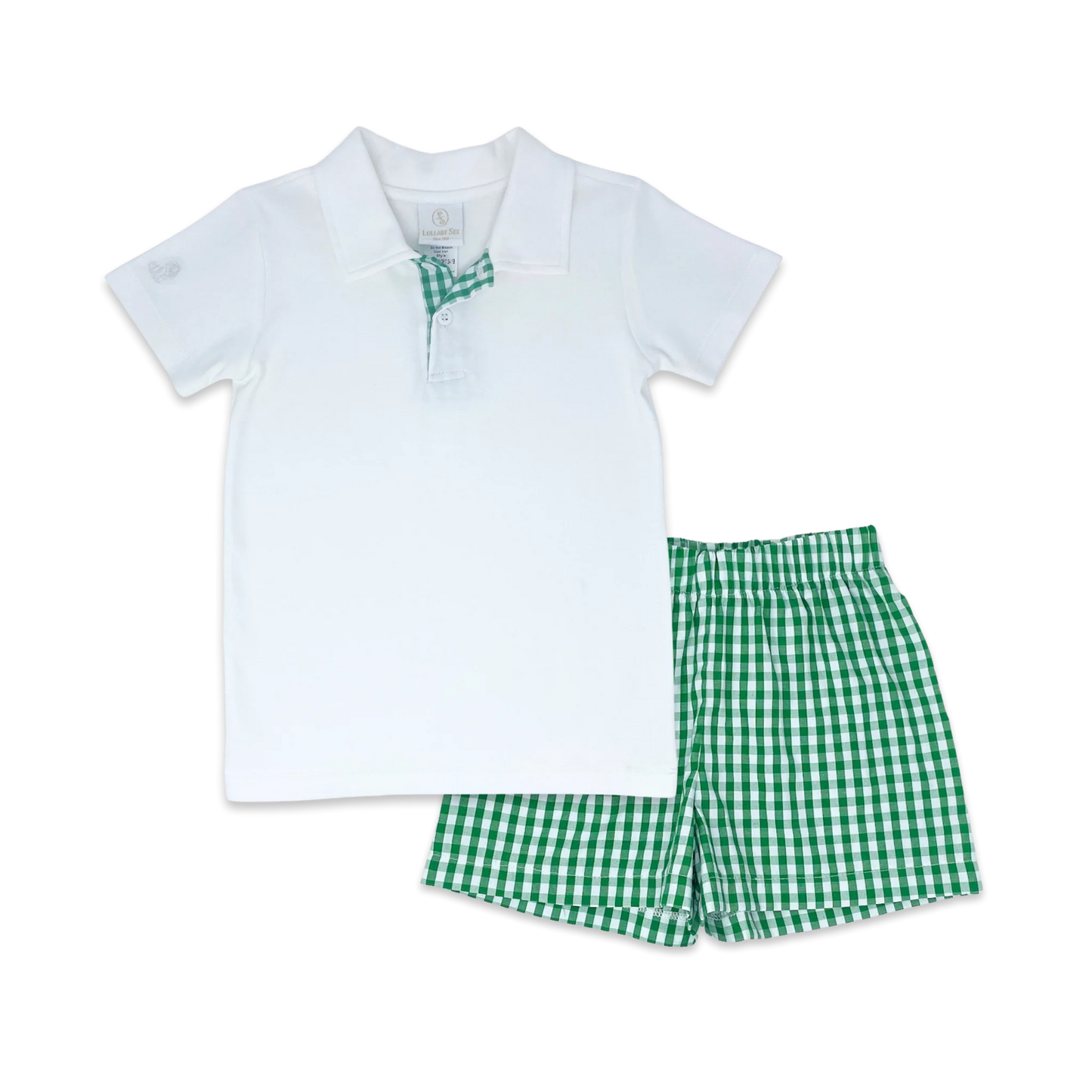 PARKER SHORT SET AUGUSTA GREEN CHECK