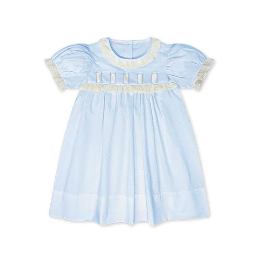 PARIS DRESS BATISTE BLUE