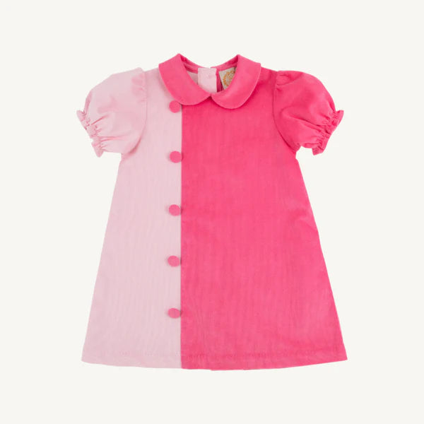 BLAIR BUTTON DRESS ROMANY ROSE