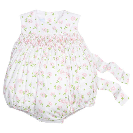 MERIWETHER FLORAL SIMPLY SMOCKED BUBBLE