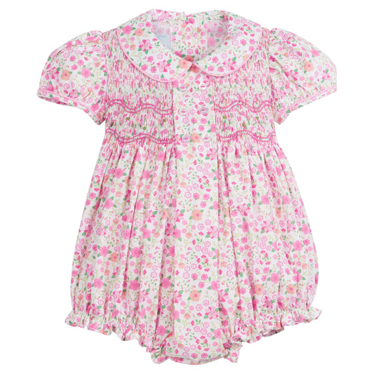 SMOCKED BRIDGET BUBBLE FAIRWAY FLORAL