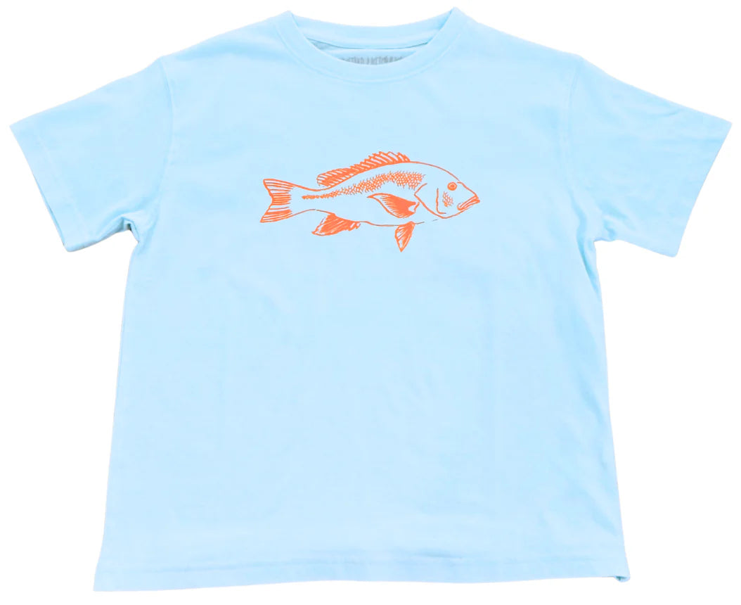 SS LT BLUE SNAPPER TSHIRT
