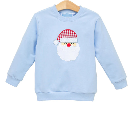 FRENCH TERRY PULLOVER LT BLUE