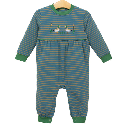 MALLARD EMBROIDERY ROMPER