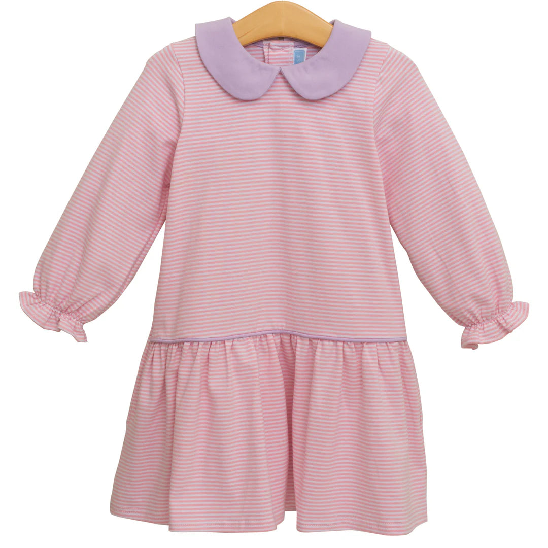 KATHERINE DRESS LT PINK/LAVENDER