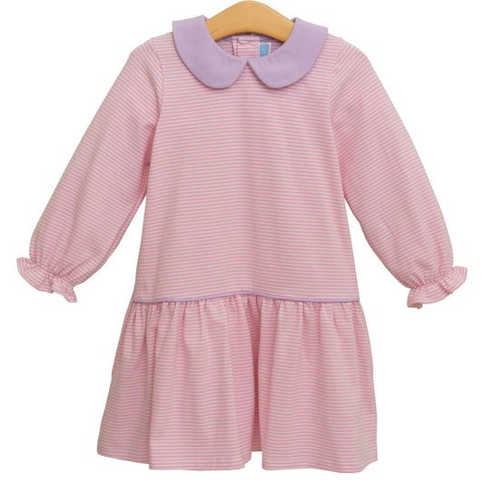 KATHERINE DRESS LT PINK/LAVENDER