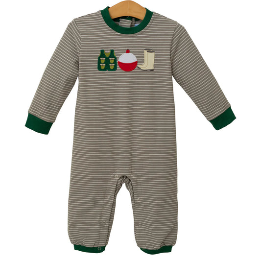FISHING TRIO ROMPER