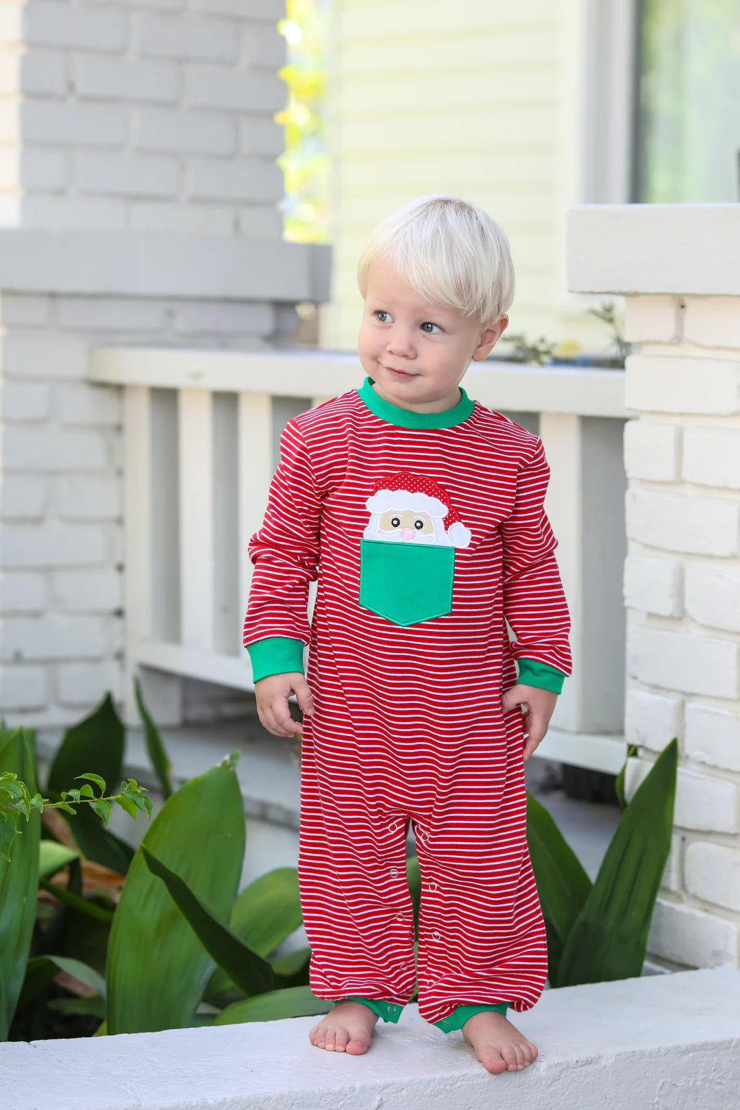 SANTA POCKET ROMPER