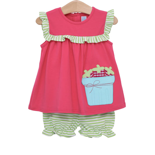 STRAWBERRY PATCH BLOOMER SET