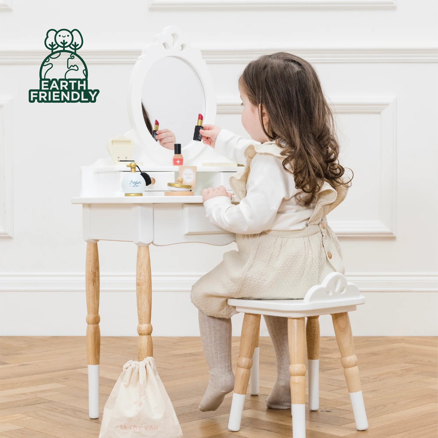 VANITY TABLE AND STOOL