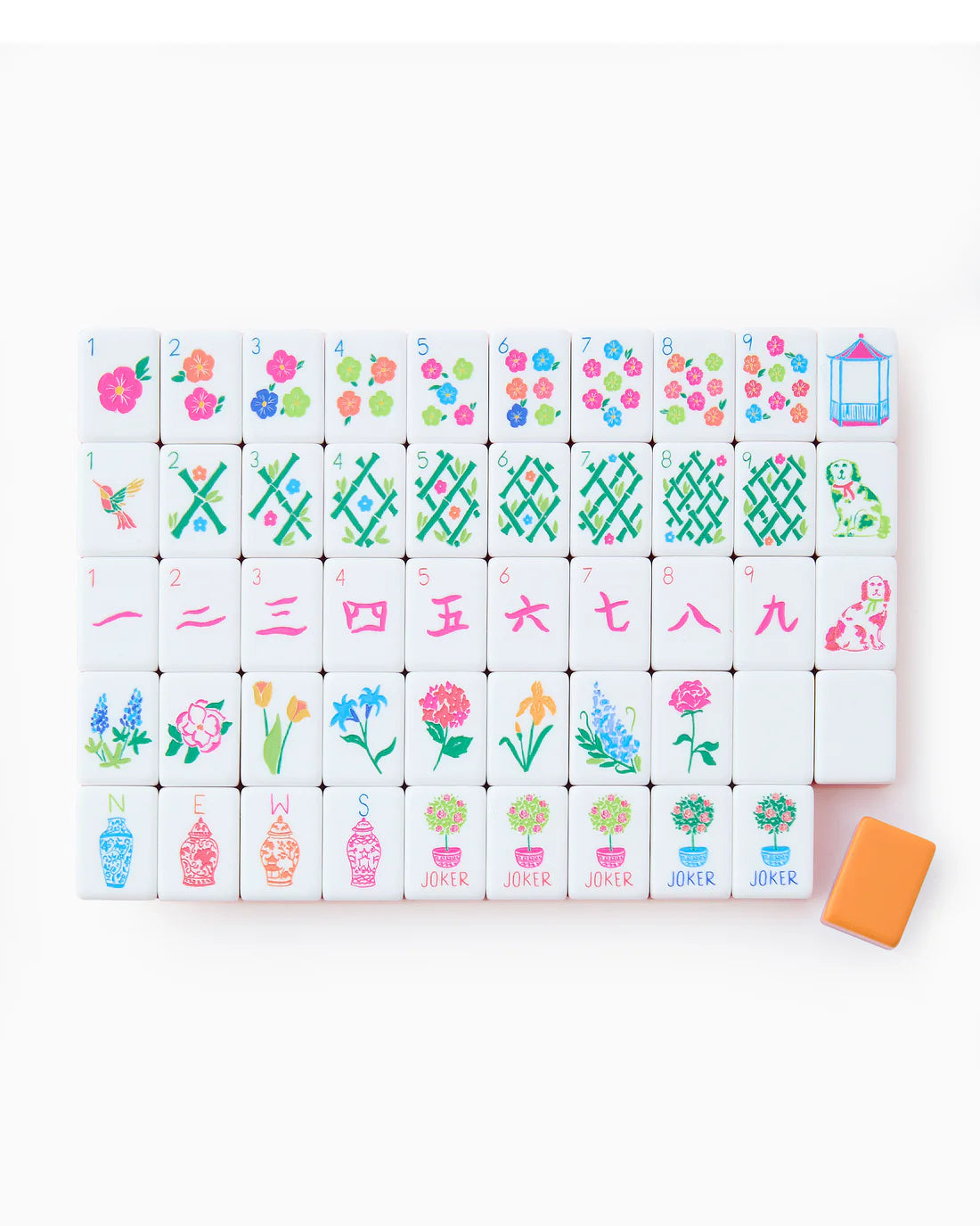 SUNSET MAHJONG TILES