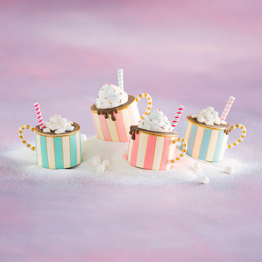 HOT CHOCOLATE ORNAMENT 4.5"