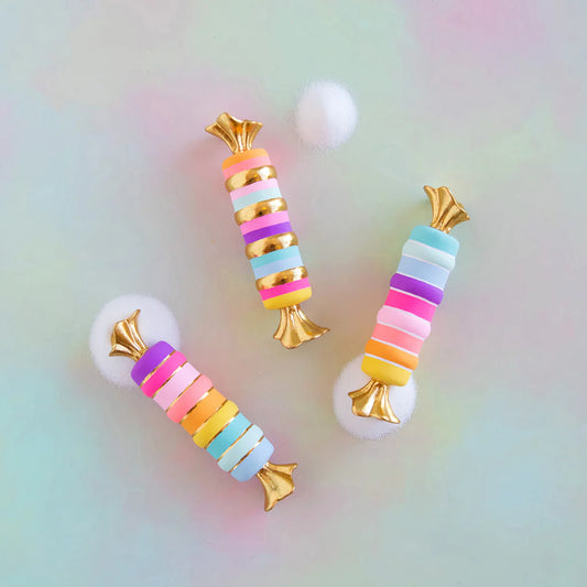 SMALL RAINBOW TAFFY DISPLAY 12"