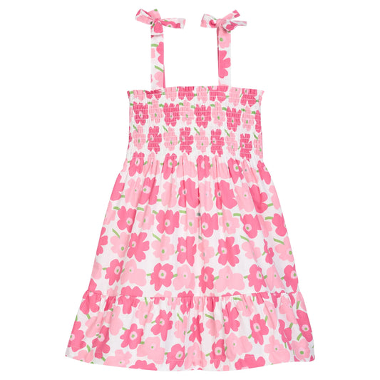 WIDE STRAP LUCY DRESS PICCADILLY PINKS