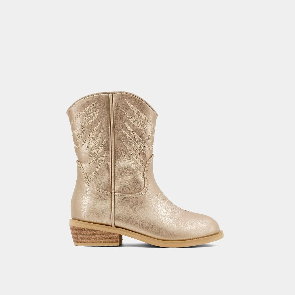 ZAHARA TODDLER GOLD BOOT