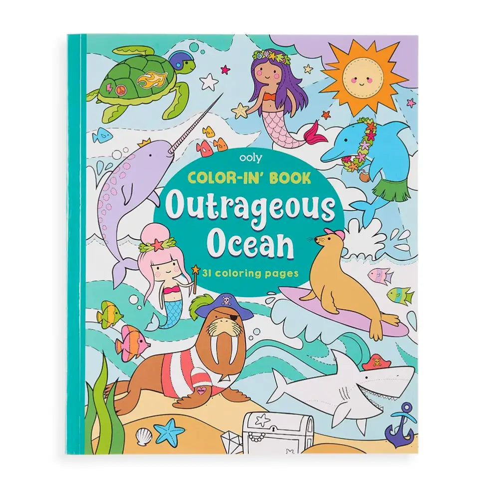 OUTRAGEOUS OCEAN COLORING BOOK